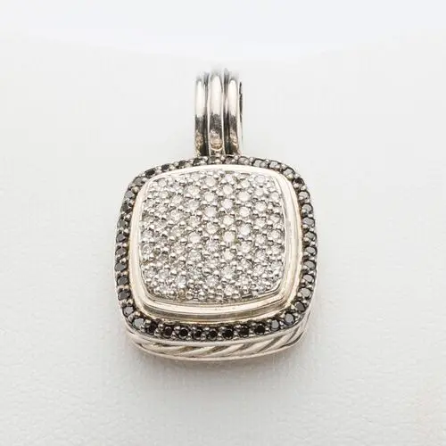 David Yurman Sterling Silver and Diamond Pendant