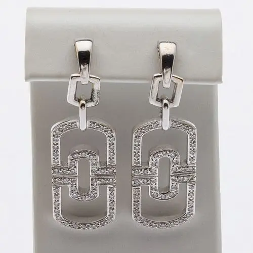 18K Gold and Diamond Earrings