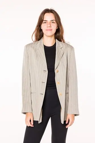 Giorgio Armani Le Collezioni Striped Blazer, Sz 10