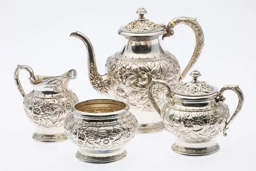 S. Kirk & Sons 4 Piece Sterling Coffee Service