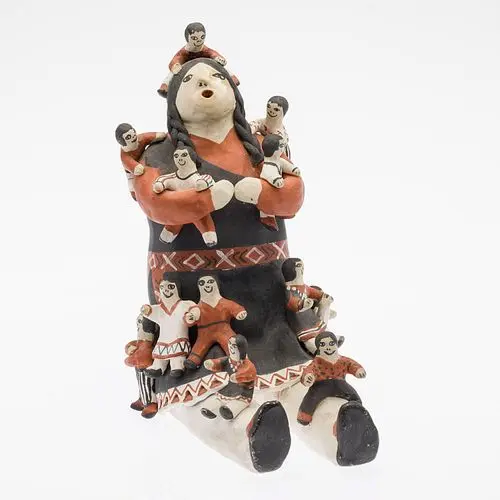 Large Cochiti Storyteller, 20th Century