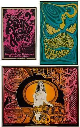 Three 1967 Concert Posters