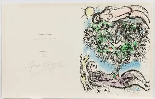 Marc Chagall (1887-1985), L'Arbre Fleuri, Lithograph
