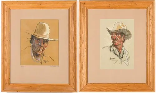 Ross Stefan (1934-1999), 2 Works of Native Americans