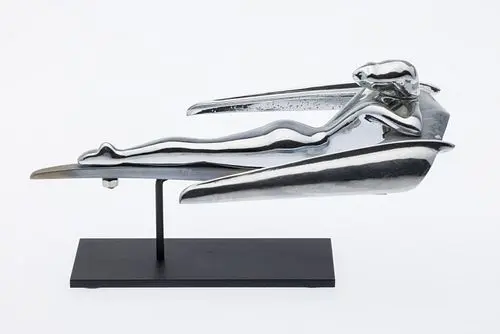 Nash Flying Lady Hood Ornament, George Petty, 1950s