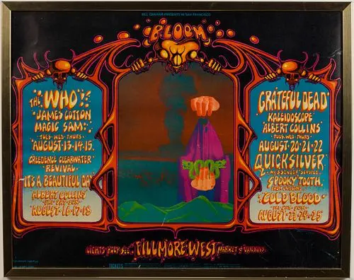 Grateful Dead, The Who 1968 Double-Wide, BG-133