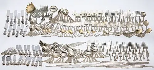 Gorham Versailles Sterling Flatware Service, 320 pcs