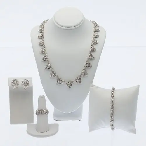 Judith Ripka Sterlign & CZ Jewelry, 4 pcs.