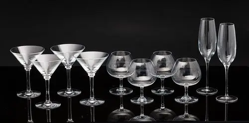 10 Piece Glassware Set, including Baccarat & Tiffany