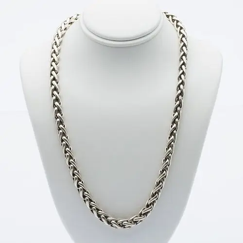 David Yurman Sterling & 14K Wheat Chain Necklace