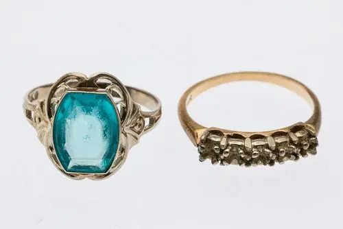 14K and 10K Vintage Gold Rings, Size 6