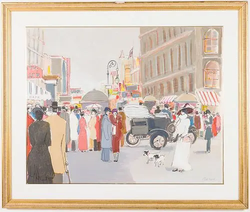 Isaac Maiman (Israeli, b. 1951), Street Scene, M/M