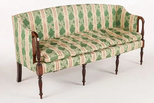 Sheraton Mahogany Sofa, Massachusetts, c. 1810