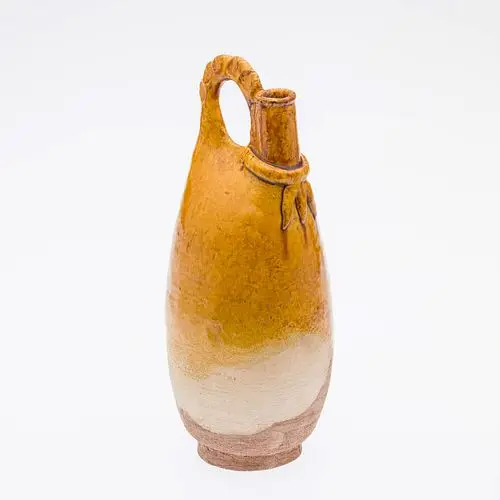 Liao Dynasty Amber-Glazed Pottery Ewer