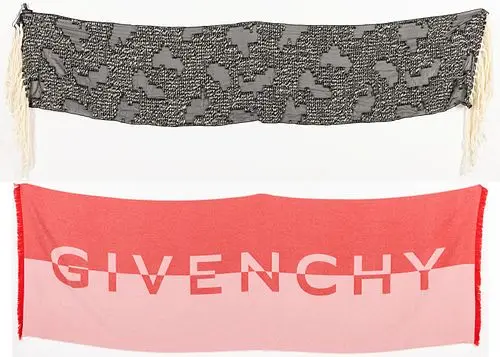 Givenchy Wrap and Escada Scarf