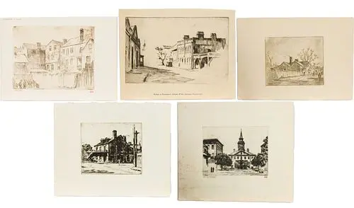Christopher Murphy Jr., 5 Savannah Etchings