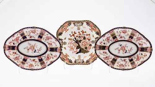 Three Pieces of Imari Royal Crown Derby