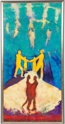 David Fraley (GA, 1952-1999) Untitled, Oil on Canvas