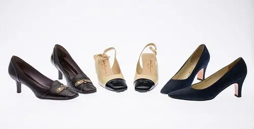 2 Pairs of Ferragamo Shoes & Pair of Cole Haan Shoes