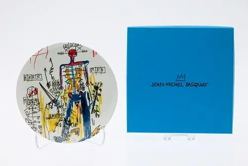 Jean Michel Basquiat Licensed Limoges Plate