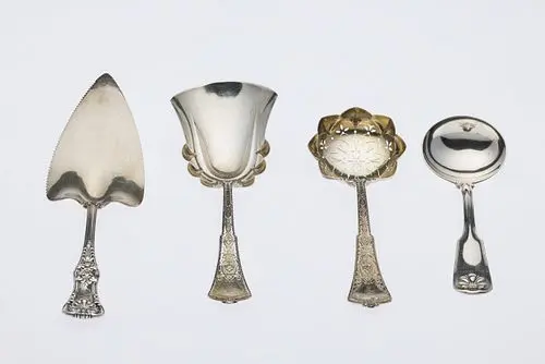 4 Tiffany Sterling Silver Serving Pieces
