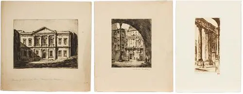 Christopher Murphy Jr., 3 New York Etchings