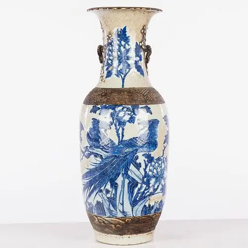 Large Chinese Blue and White Vase