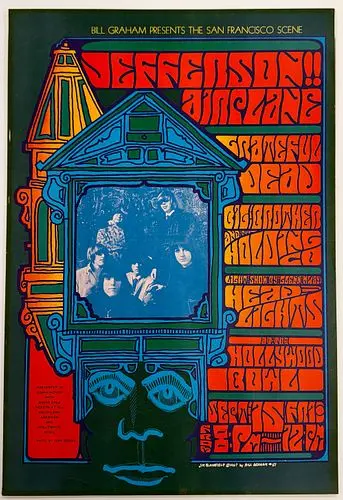 The San Francisco Scene 1967 1st Printing Poster