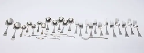 Group of English Sterling Silver Flatware