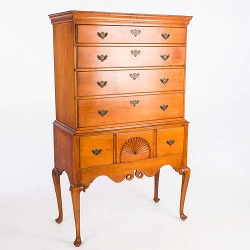 Queen Anne Cherrywood Highboy, 18th Century
