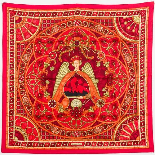 Hermes Lumieres de Paris Silk Scarf