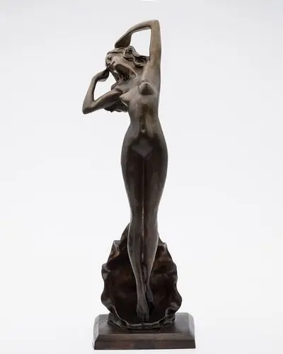 Venus on the Half Shell, Spelter Sculpture