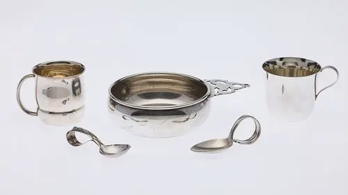 Misc. Sterling Children's Items, Including Tiffany