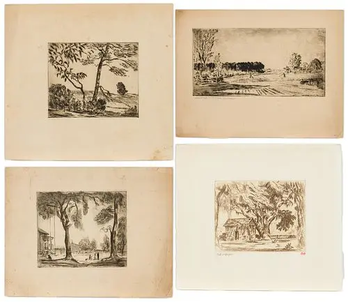 Christopher Murphy Jr., 4 Savannah Coastal Etchings