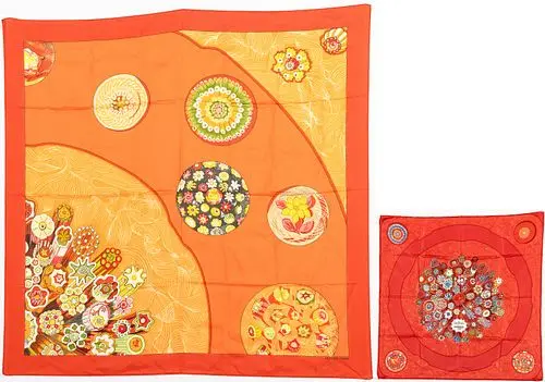 Hermes Silk Scarf and Pocket Square