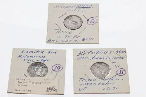 Group of 3 Roman Denaruis