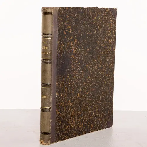 The Floral Magazine, Leather Bound w Colored Lithos