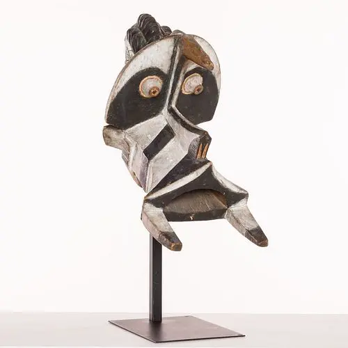 African Igbo Painted Elephant Mask