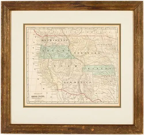 Sidney Morse, Territories of the United States, 1856