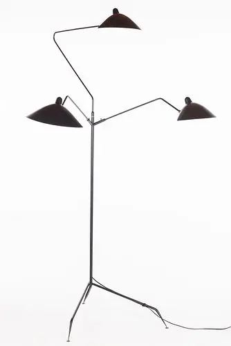 Serge Mouille (1922-1988) Three Light Floor Lamp