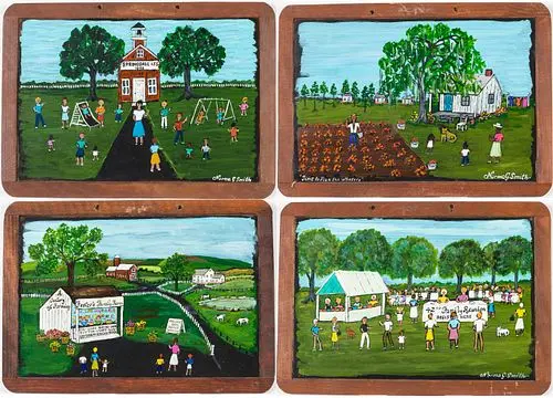 Norma G. Smith (1919-2004), 4 Landscape Scenes, Oil