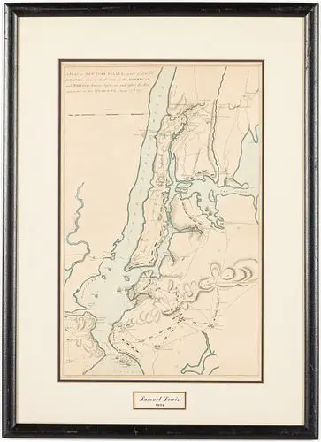 Samuel Lewis (1754 - 1822), Map of New York, 1806