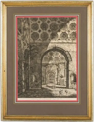 Luigi Rossini, Veduta d'una della Navate Minori