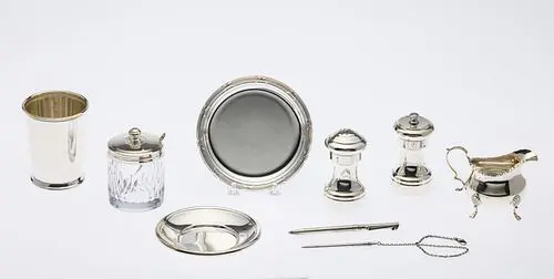 Sterling & Silverplt Serving Articles includ Cartier