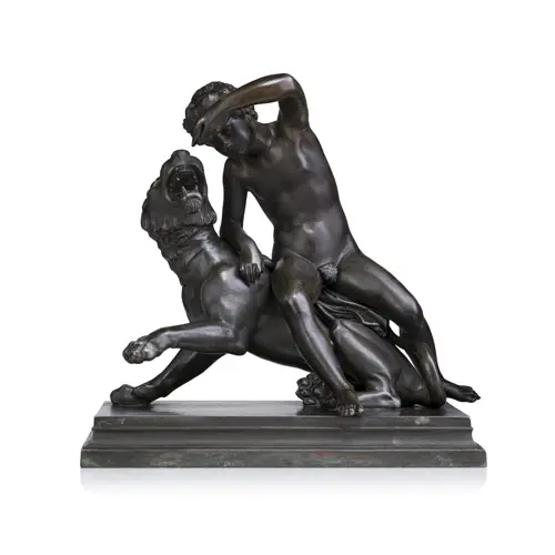 653 Karl Heinrich Möller "Bacchus als Knabe, sitzend auf einem Panther".