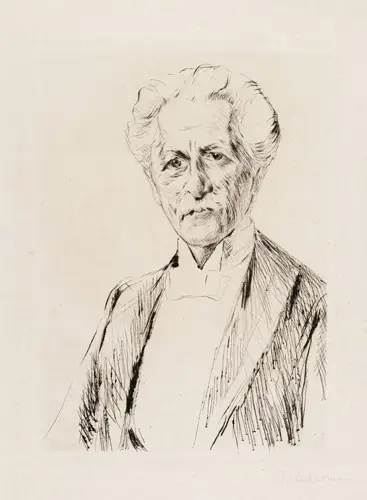 345 Max Liebermann "Siegfried Ochs". 1921.