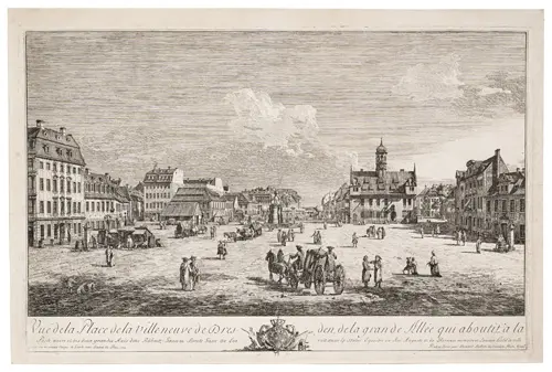 221 Bernardo Bellotto, gen. Canaletto "Vue de la Place de la Ville-neuve