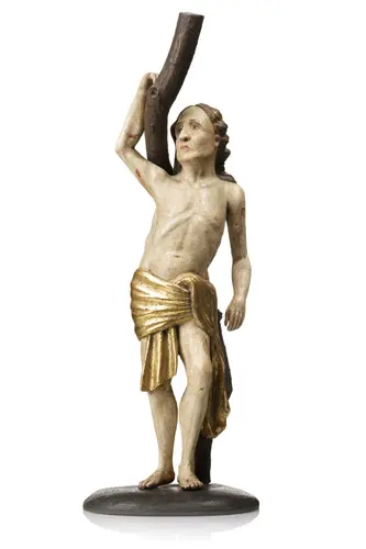 650 Heiliger Sebastian. Wohl süddeutsch. Wohl spätes 16. Jh. / frühes 17. Jh.