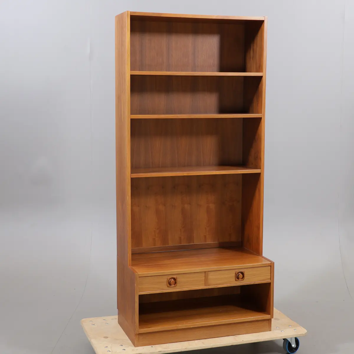 BOKHYLLA, teak, 1900-talets andra hälft.
