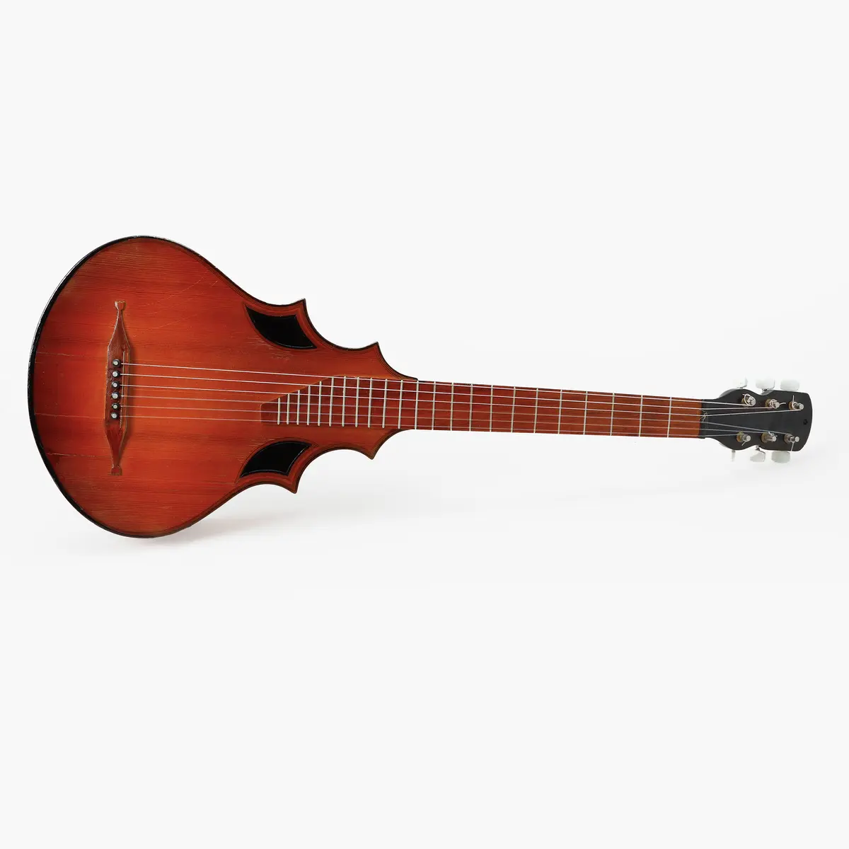 AKUSTISK GITARR, etikettmärkt Bernhard Enzensperger, no 73, Wien, 1836.